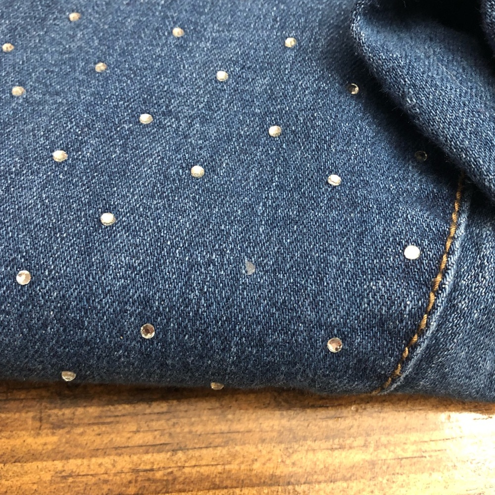 Wild Fable Rhinestone Studded High Rise Skinny Jeans - Picture 13 of 16